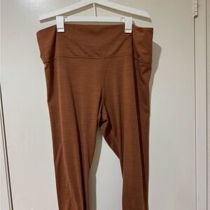 ATHLETA ELATION SPACE DYE 7/8 TIGHT - BROWN